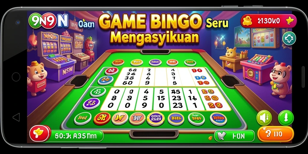 Tampilan screenshot gameplay Bingo di 9N9N yang menyenangkan.