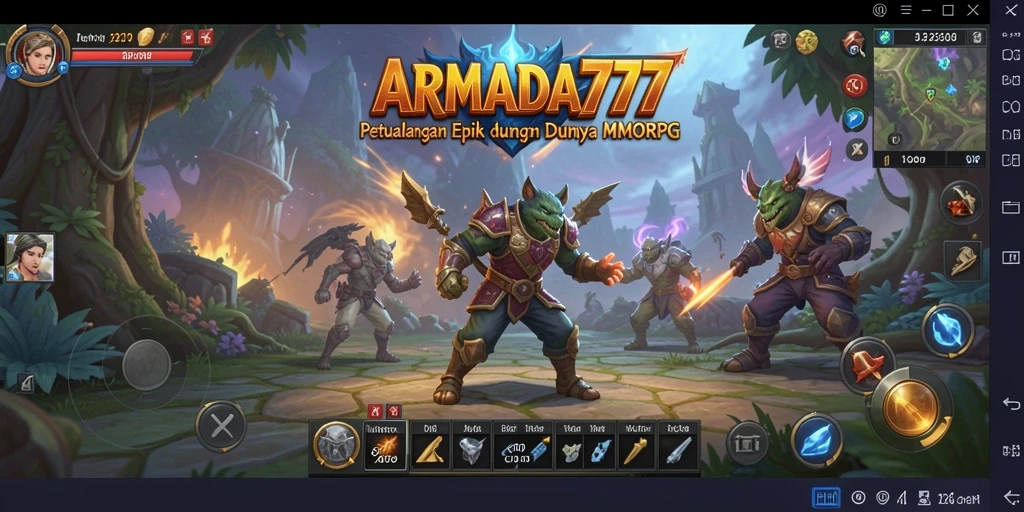 Gameplay menarik dari ARMADA777 dengan dunia fantasi yang luas.