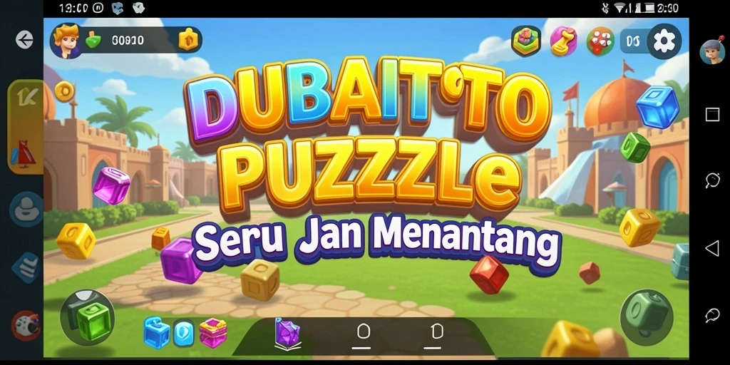 Tampilan gameplay DUBAITOTO yang menantang untuk teka-teki.