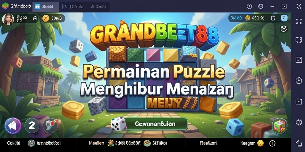 Tampilan gameplay menarik dari GRANDBET88 yang penuh tantangan Puzzle.