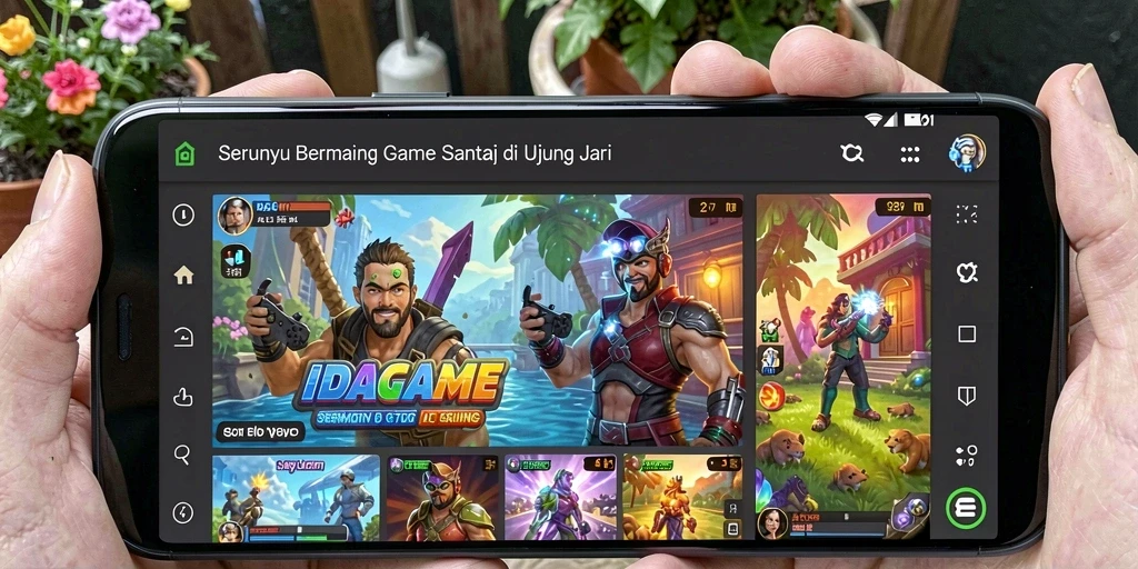Tampilan gameplay seru dan penuh warna dari IDAGAME.