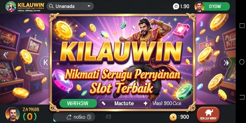 Screenshot gameplay KILAUWIN menampilkan keseruan bermain Slot.