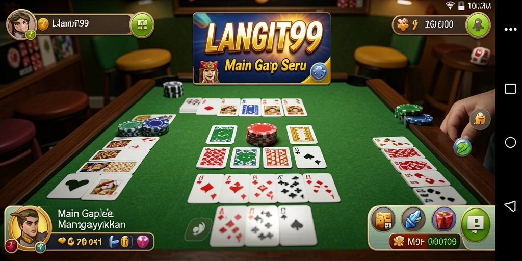 Tampilan gameplay LANGIT99 yang seru dan menarik.