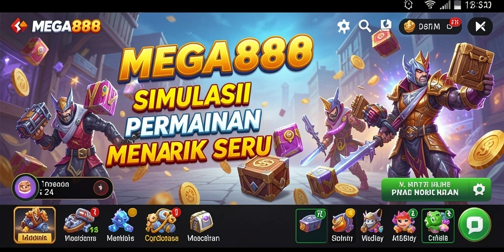 Tangkapan layar dari gameplay MEGA888 yang seru dan interaktif.