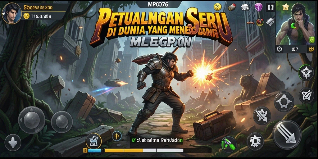 Screenshot menampilkan aksi seru dalam game MPO76 yang penuh petualangan.