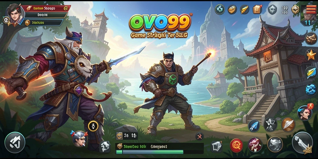Tampilan gameplay OVO99 yang menarik dengan strategi mendalam dan interaksi sosial.