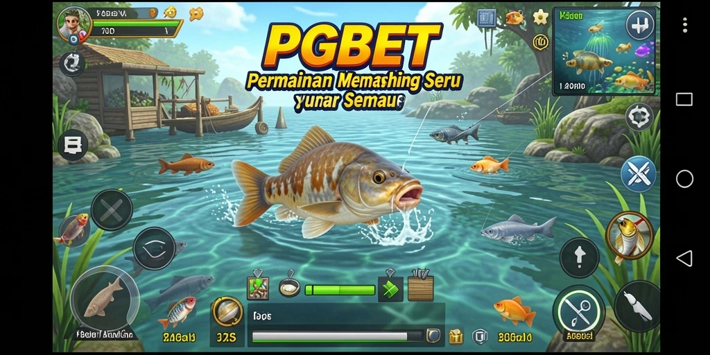 Tampilan gameplay PGBET yang menampilkan pengalaman memancing seru.