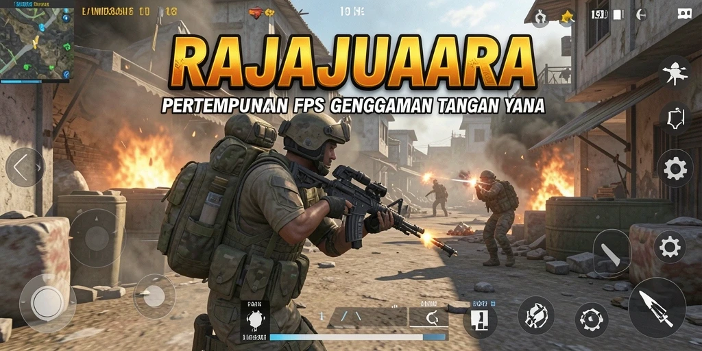 Tampilan aksi seru di RAJAJUARA saat pertarungan berlangsung.