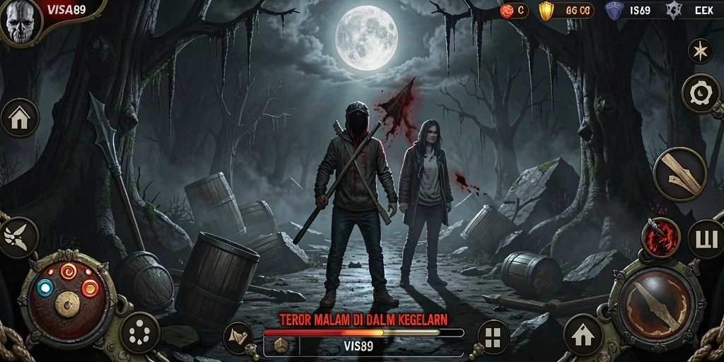 Gameplay menakutkan dengan suasana mencekam di VISA89.